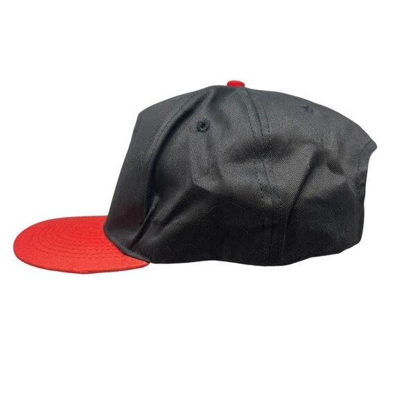 Pittsburgh Pirates Vintage SGA Snapback Baseball Hat Cap Y2K 90's Black Red MLB - Picture 4 of 9